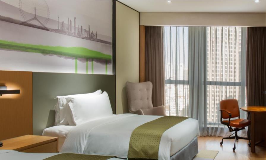 Holiday Inn & Suites Tianjin Downtown By Ihg,Tianjin Drum Tower,Joycity Shopping Mall,Tianjin Ancient Cultural Street,Haihe River,The Porcelain House,Convenient Access To Tianjin Binhai International Airport Exteriör bild