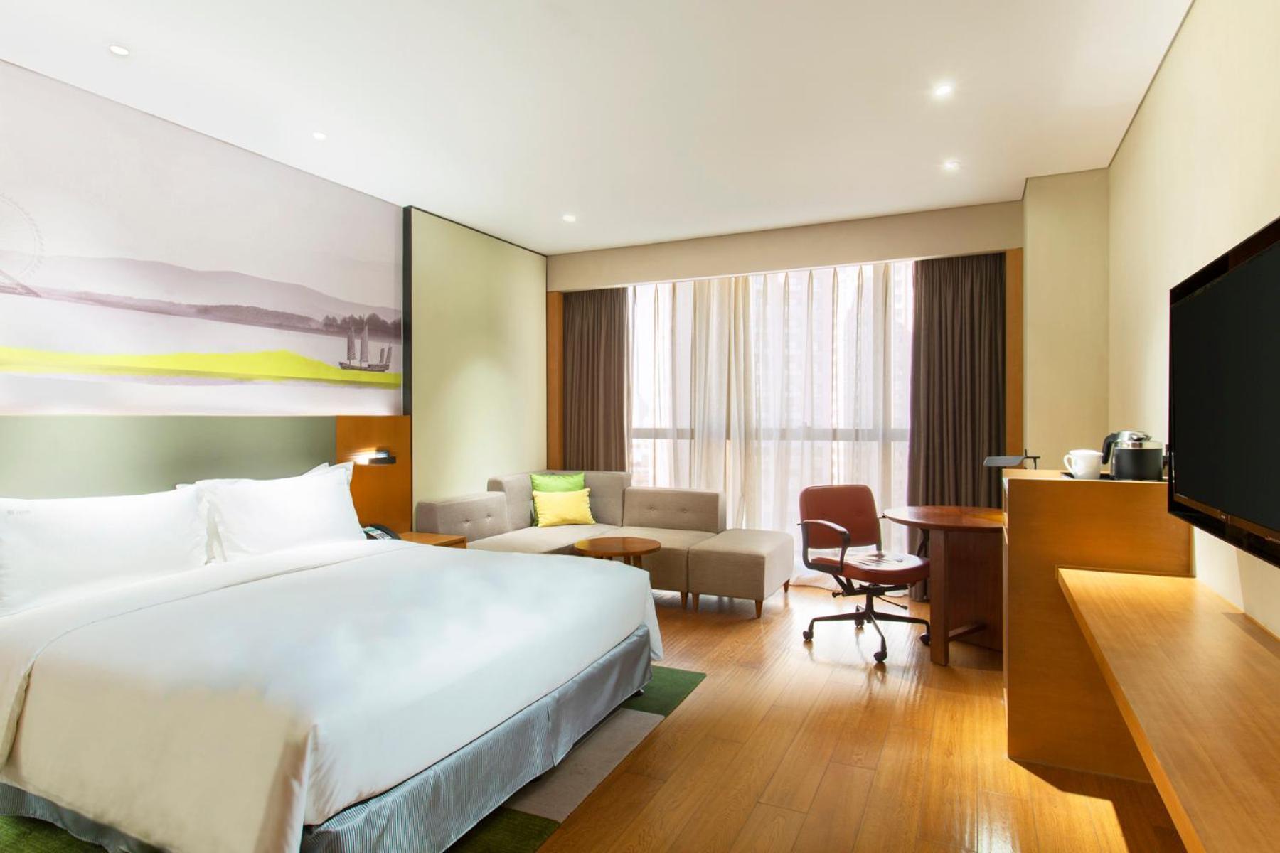 Holiday Inn & Suites Tianjin Downtown By Ihg,Tianjin Drum Tower,Joycity Shopping Mall,Tianjin Ancient Cultural Street,Haihe River,The Porcelain House,Convenient Access To Tianjin Binhai International Airport Exteriör bild
