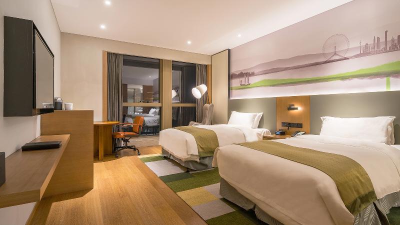 Holiday Inn & Suites Tianjin Downtown By Ihg,Tianjin Drum Tower,Joycity Shopping Mall,Tianjin Ancient Cultural Street,Haihe River,The Porcelain House,Convenient Access To Tianjin Binhai International Airport Exteriör bild